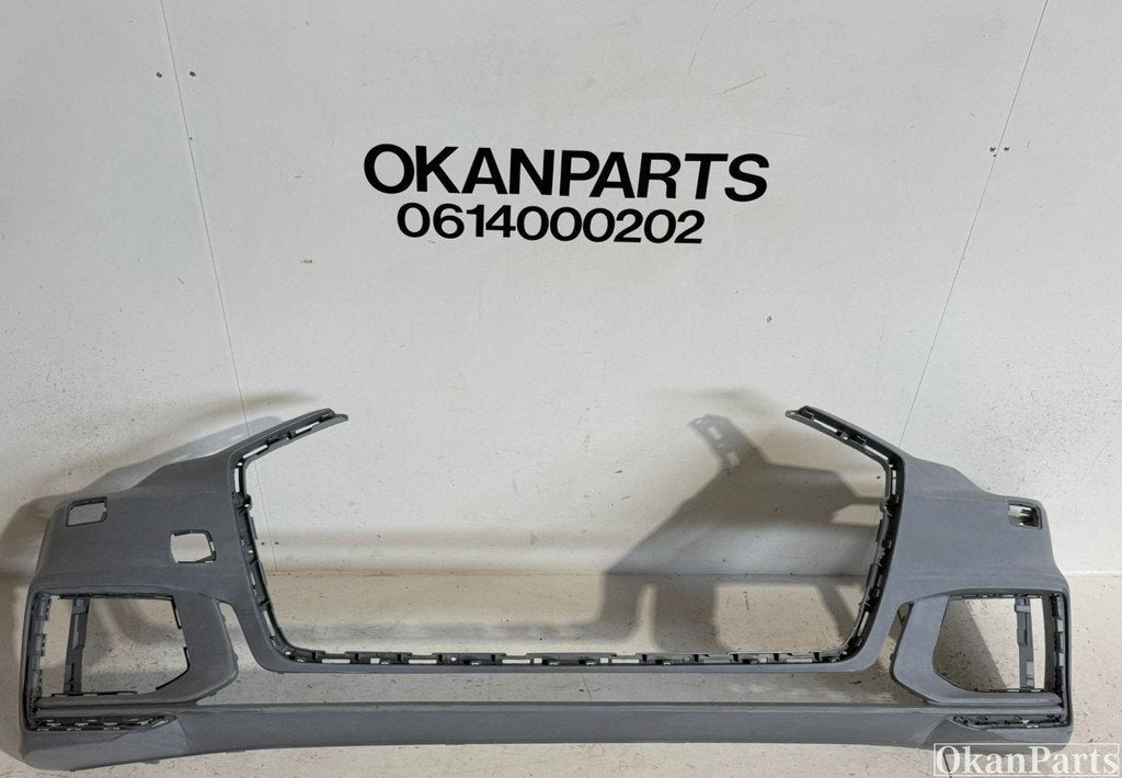 Audi A6 4K C8 S-line voorbumper 4K0807437C, Gebruikt, Voor, Bumper