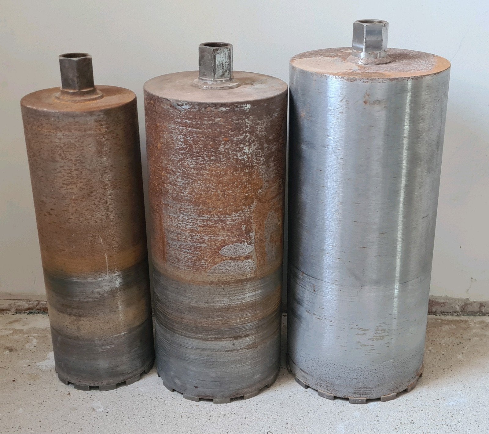 Diamantboren 1,25" 212mm + 190mm + 150mm in goede staat, Ophalen, Zo goed als nieuw