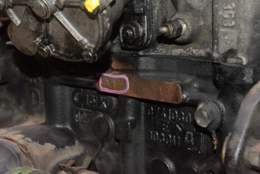 Moteur AAB Nu VW TRANSPORTER, Verzenden, Gebruikt, Overige automerken