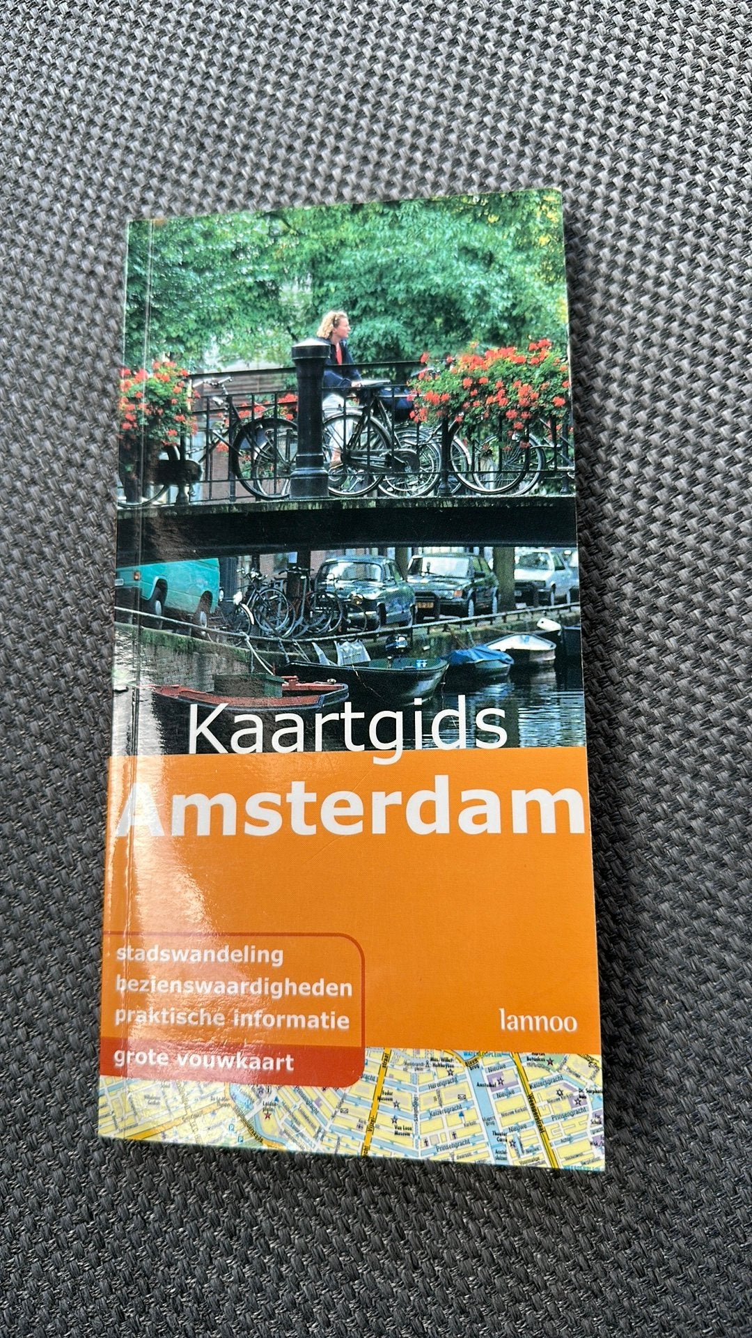 Amsterdam kaartgids + stadsplan, Boeken, Ophalen, Zo goed als nieuw