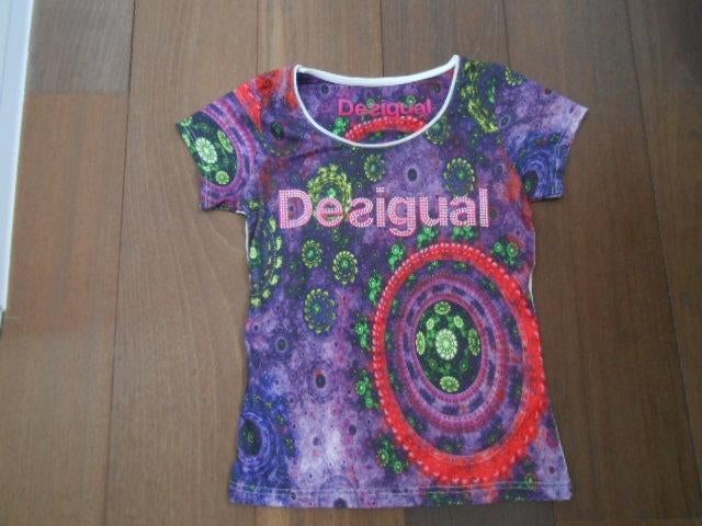 Desigual T-shirt dame maat S, Kleding | Dames, Ophalen of Verzenden, Korte mouw, Roze, Gedragen