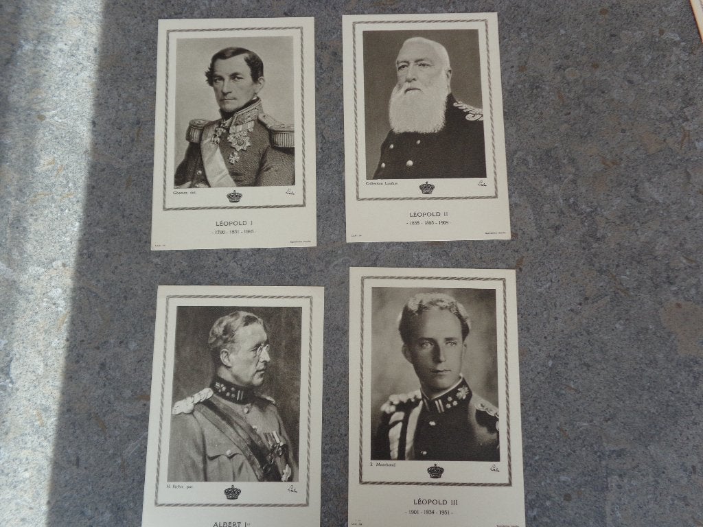 9 oude foto's van de Belgische dynastie, Verzamelen, Koningshuis en Royalty, Ophalen