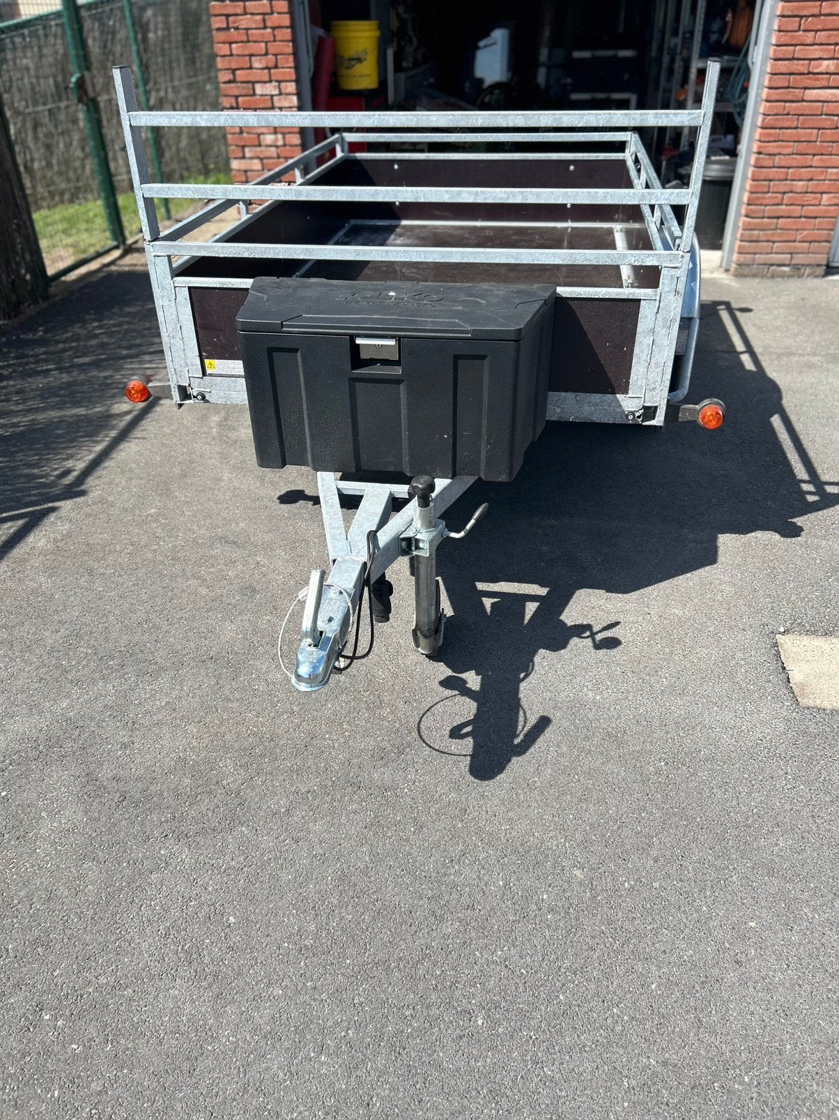 Aanhangwagen/remork 2m20 op 1m30, Auto diversen, Aanhangers en Bagagewagens, Ophalen, Zo goed als nieuw