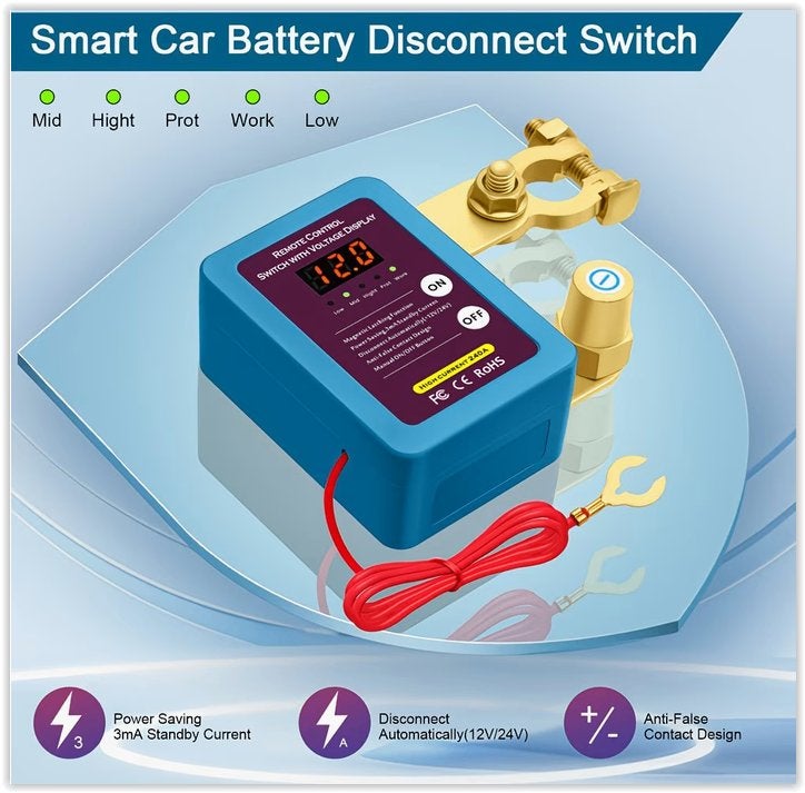 Coupe-batterie 240 A, coupure automatique à distance 12 V,, Autos : Pièces & Accessoires, Batteries & Accessoires, Enlèvement ou Envoi
