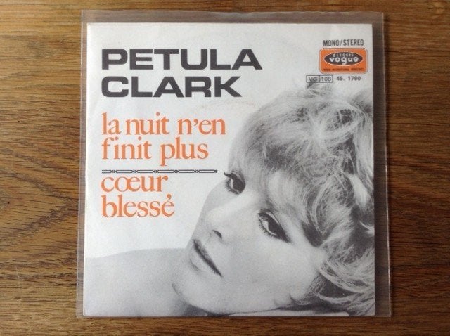 single petula clark, CD & DVD, Vinyles Singles, Enlèvement ou Envoi, Pop, Housse de protection extérieure, 7 inch