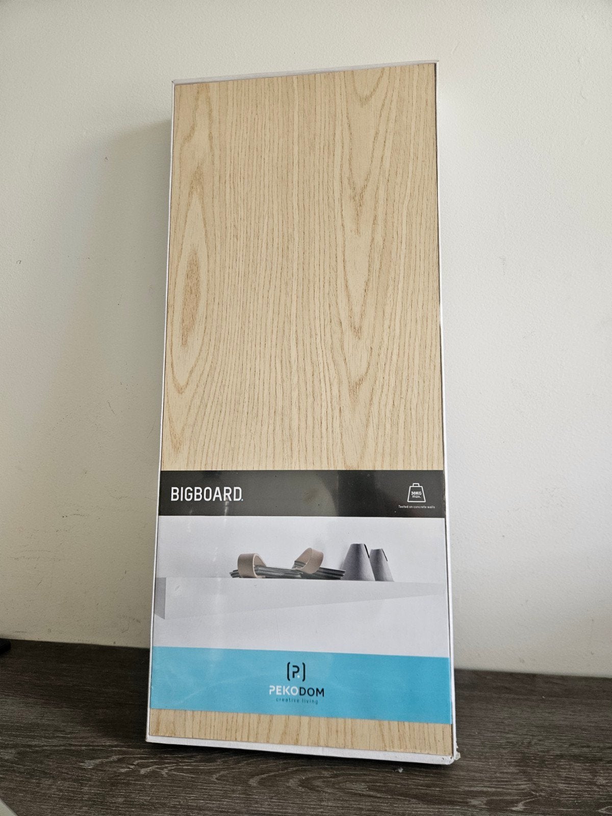24x Pekodom Bigboard Wandplank Oak Naturel 60x25 cm (Nieuw!), Huis en Inrichting, Woonaccessoires | Wandplanken en Boekenplanken