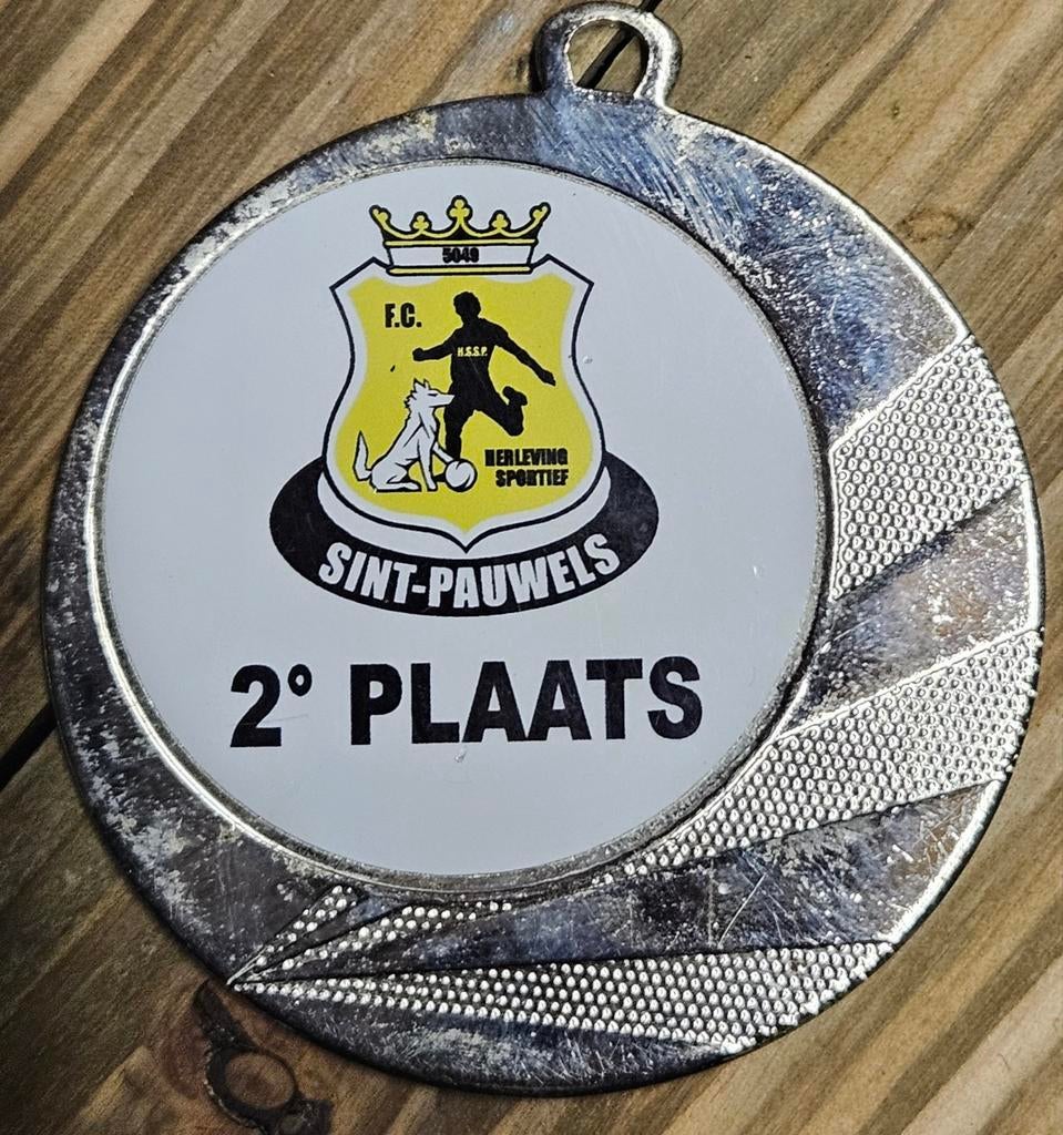 F.C. Herleving Sportief Sint-Pauwels voetbal med, Ophalen of Verzenden