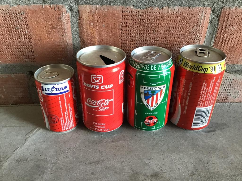 Coca-Cola blikjes 4st allerhande sport, Envoi, Utilisé, Emballage