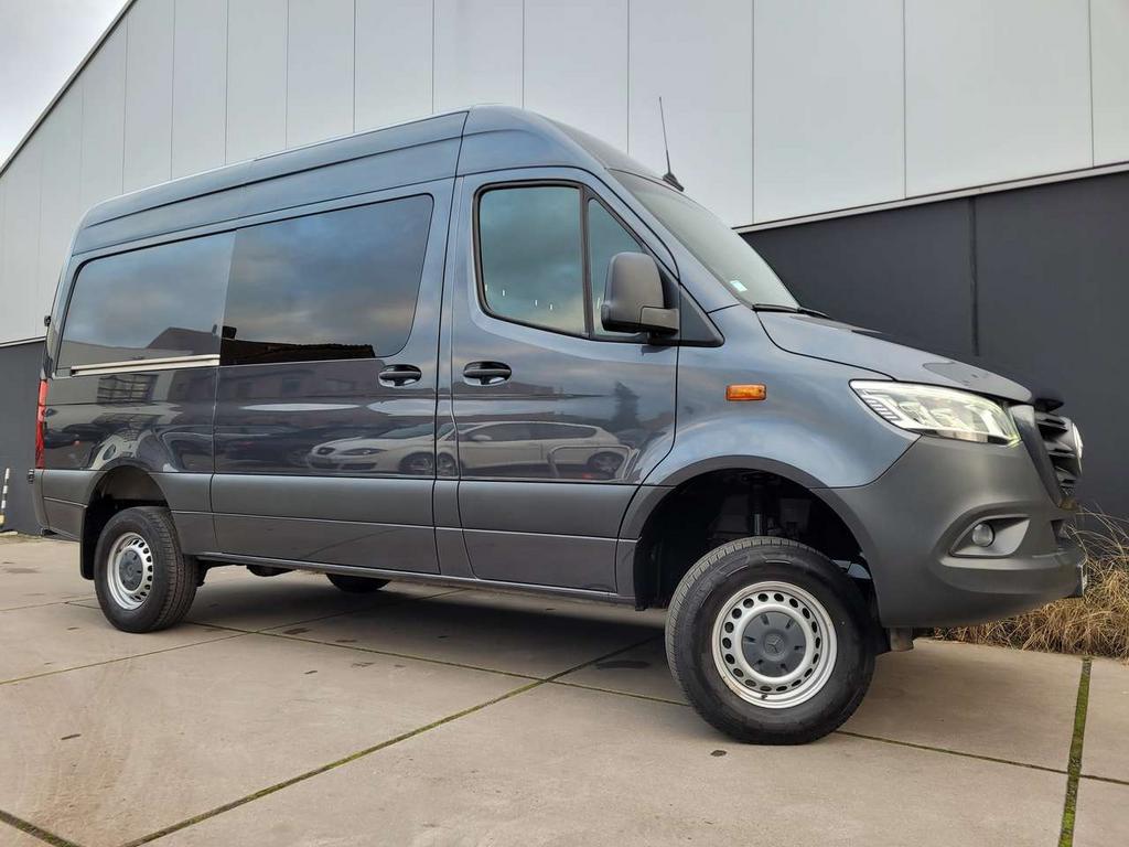 Mercedes-Benz Sprinter 319 CDI 4X4 *AUT.*H2L2*STANDVERWARMI, Autos, Camionnettes & Utilitaires, Argent ou Gris, Achat, 4 portes