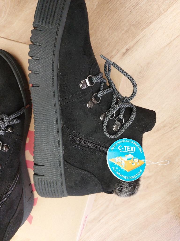 nouvelles bottes noires en laine en taille 41, Neuf, Enlèvement ou Envoi, Boots et Botinnes, Noir