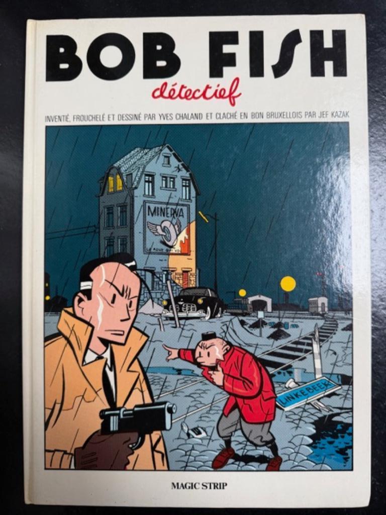 Bob Fish en Bruxellois, Boeken, Gelezen, Eén stripboek, Chaland, Ophalen of Verzenden