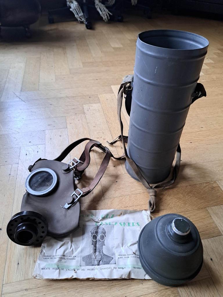 Gasmaskers type L 702, Verzamelen, Ophalen of Verzenden, Landmacht, Overige typen