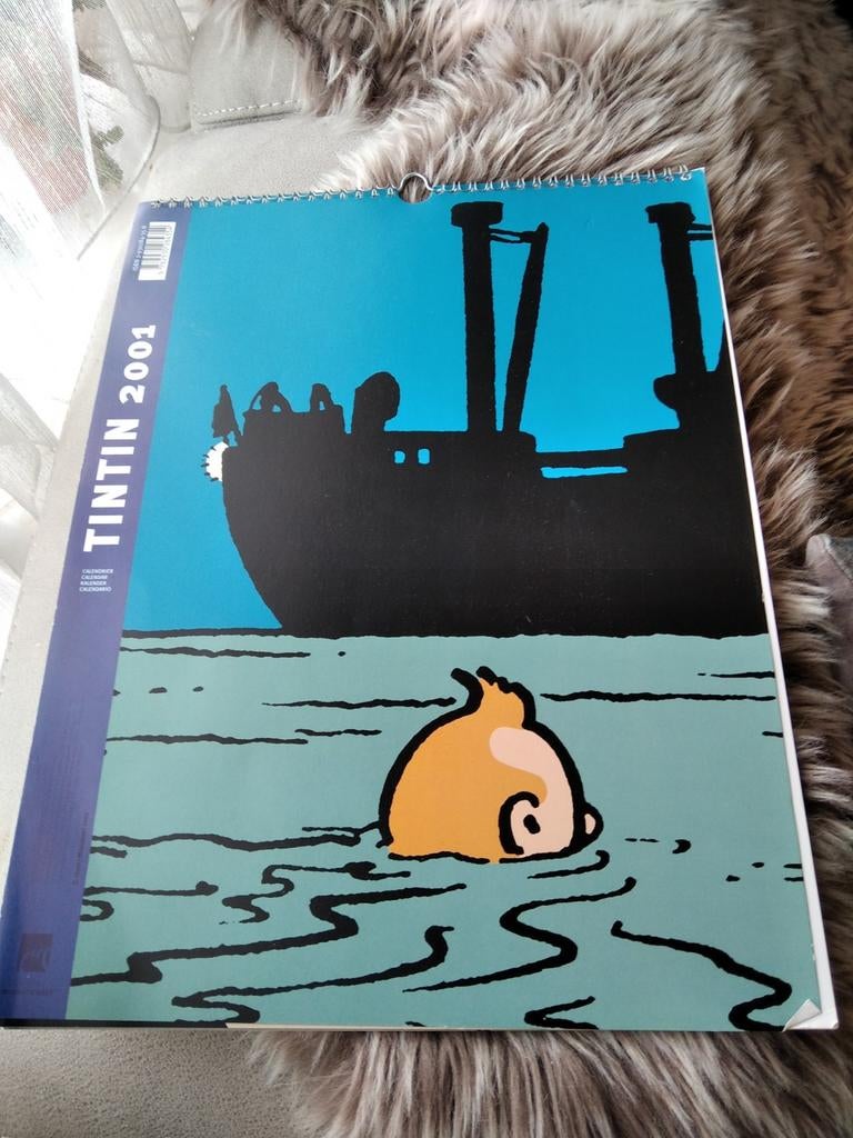 Kalender Kuifje 2001, Verzamelen, Stripfiguren, Ophalen of Verzenden, Kuifje