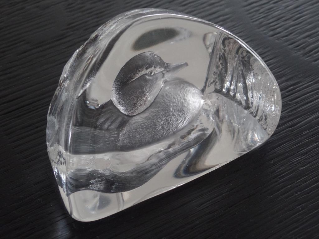 Glas decoratie eend, Ophalen of Verzenden, Zo goed als nieuw