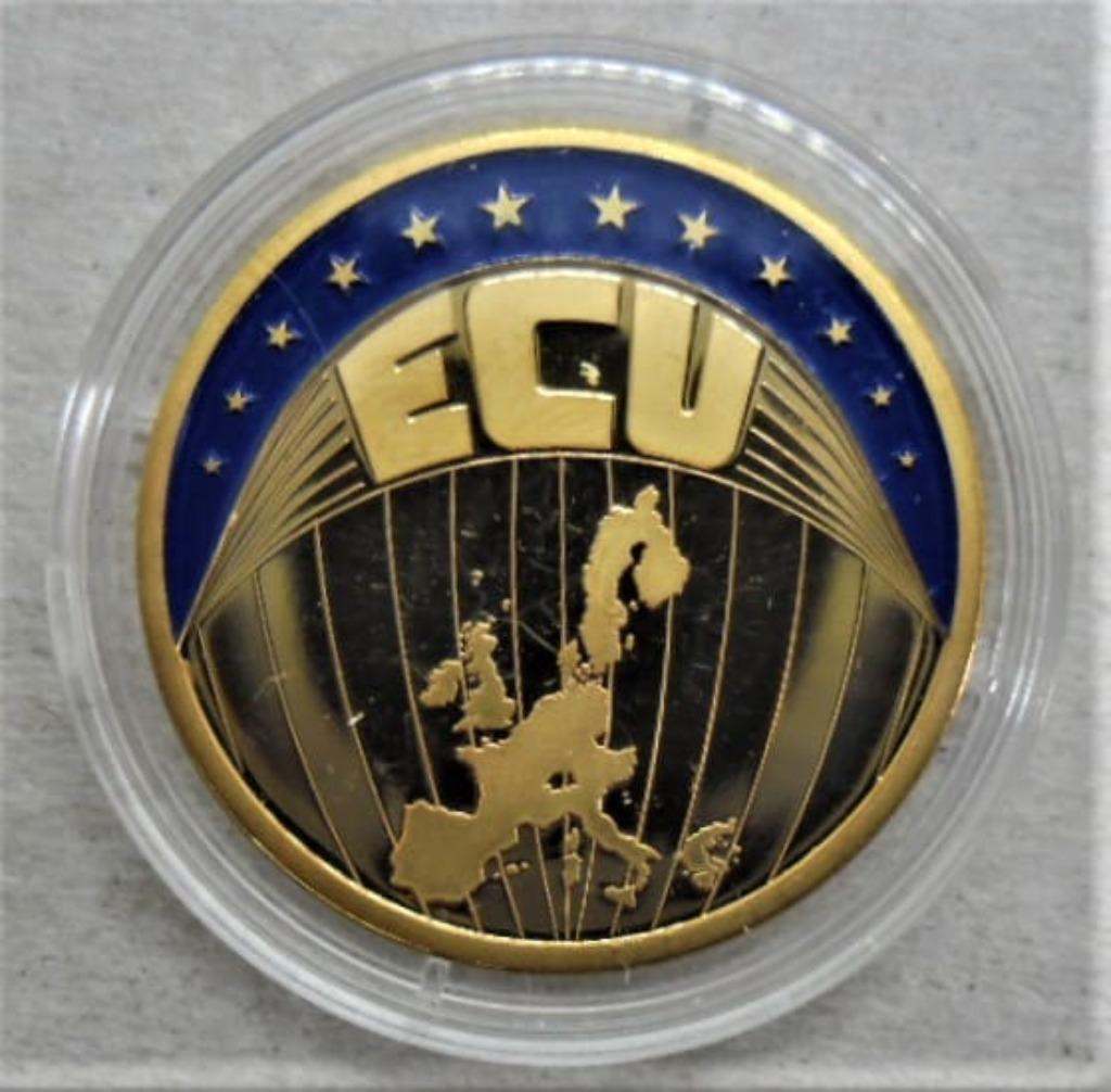 De mooiste gekleurde ECU's 2001, Ophalen of Verzenden, Overige landen, Losse munt