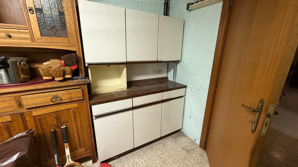 Meuble cuisine vintage, Huis en Inrichting, Keuken | Complete keukens, Ophalen, Gebruikt