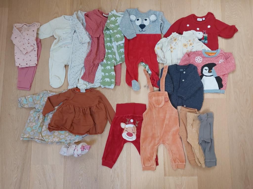 Kledingpakket maat 62, Enlèvement, Comme neuf, Taille 62