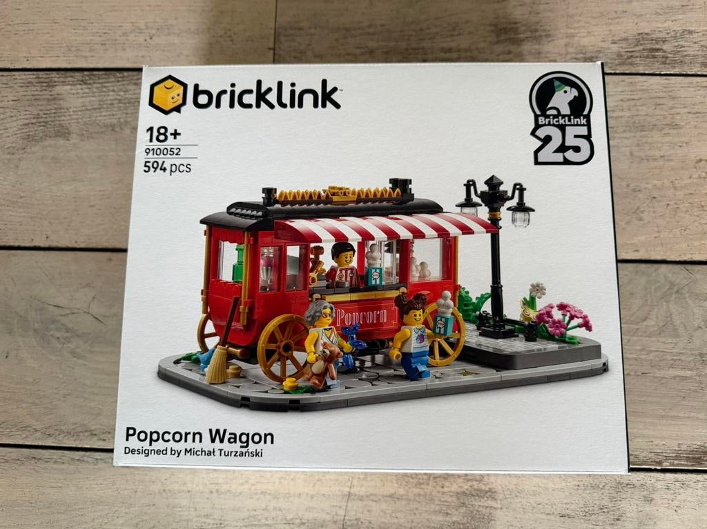 Lego Bricklink popcorn wagon 910052, Enlèvement ou Envoi, Neuf, Ensemble complet, Lego