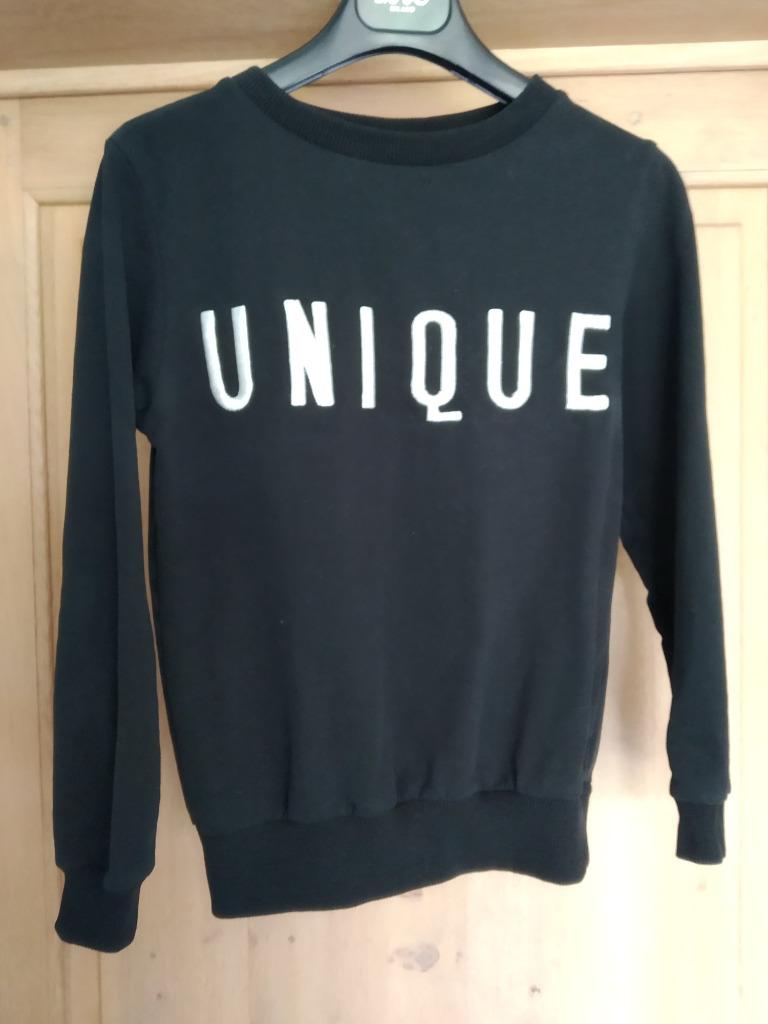 unieke zwarte sweater van Cost:bart maat xs 12-13 jaar, Jongen of Meisje, Trui of Vest, Ophalen of Verzenden, Zo goed als nieuw