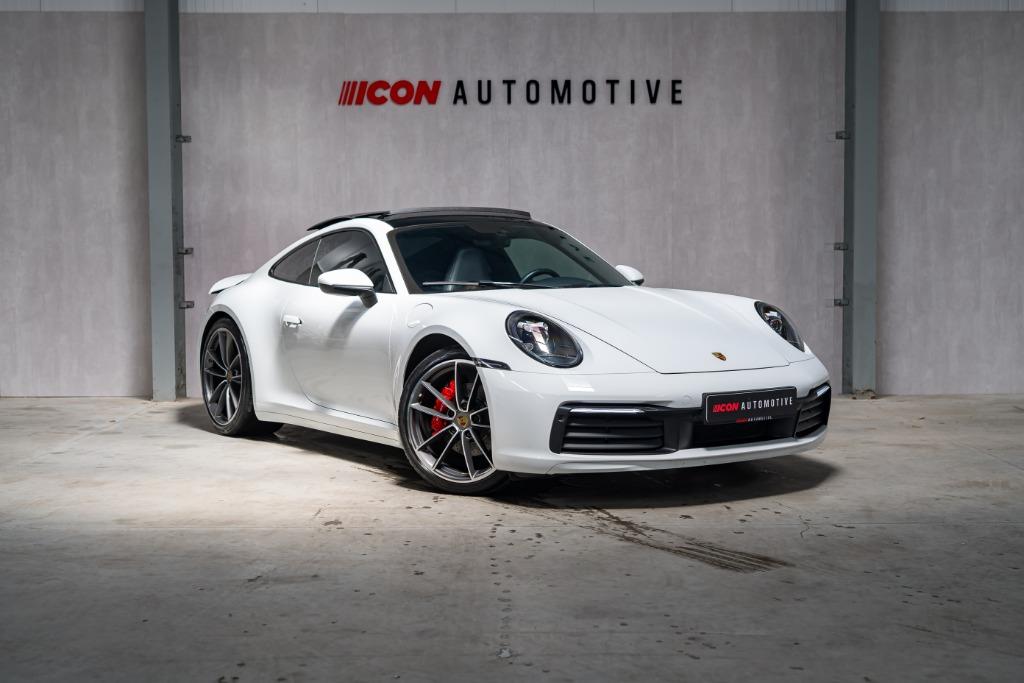PORSCHE 911 992 | PDK | PANO | BOSE | SPORTUITLAAT | CAMERA, Autos, Porsche, Cuir, Entreprise, Garantie prolongée, Noir