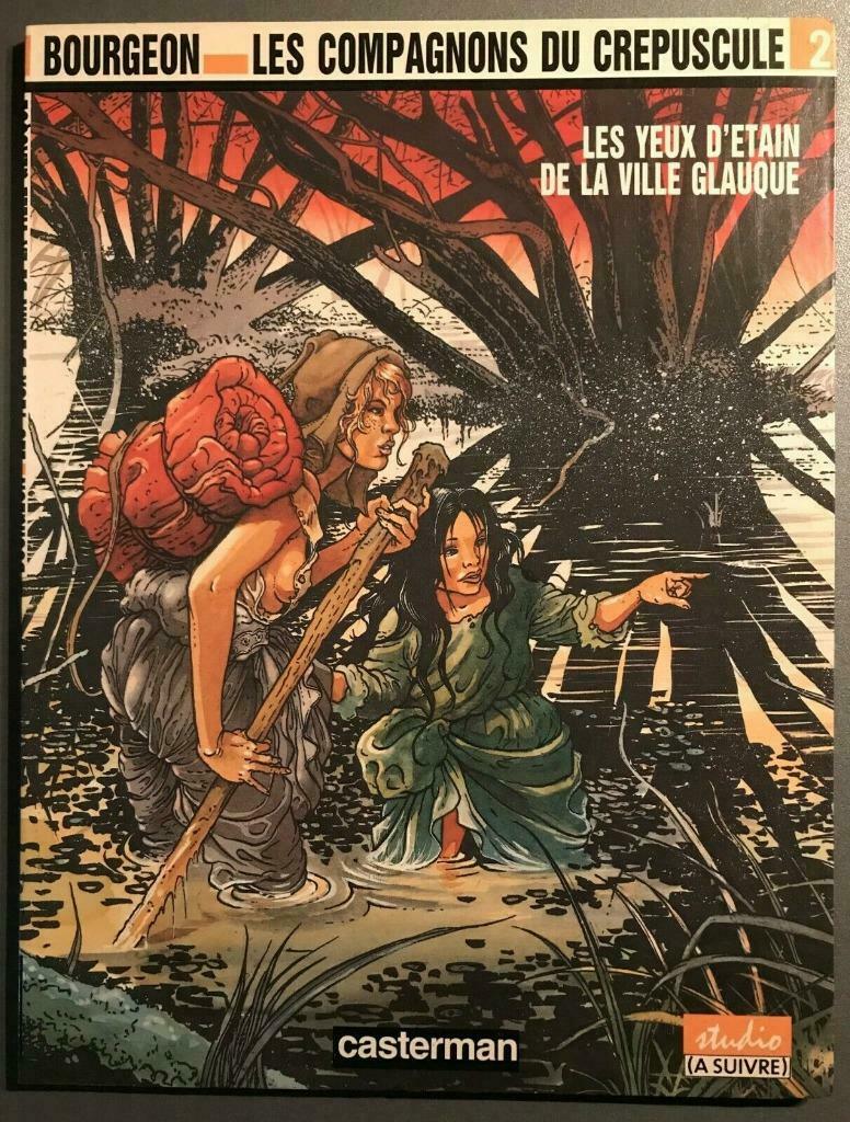 B.D. Les compagnons du crépuscule N° 2 Bourgeon, Eén stripboek, Ophalen of Verzenden, Gelezen, Bourgeon