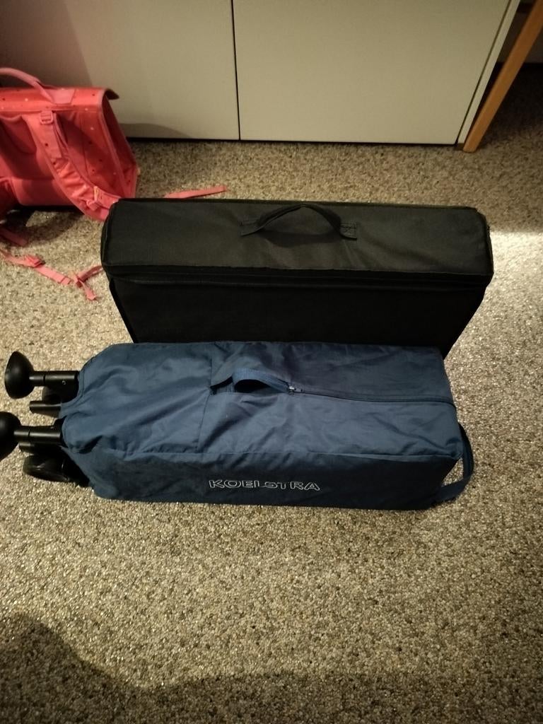 Reisbed Koelstra + gratis reisbedmatras, zo goed als nieuw, Kinderen en Baby's, Ophalen