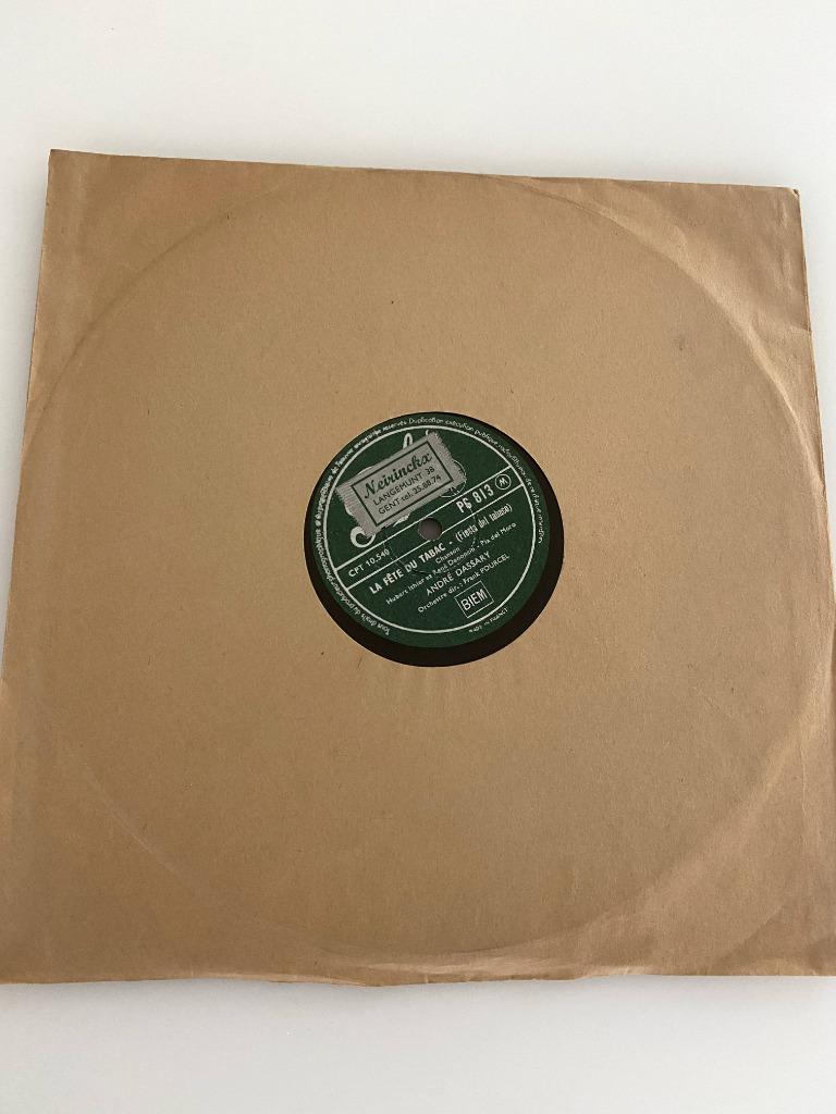 78 RPM Charles Trenet – Mes Jeunes Années / Ohé ! Paris 1950, Enlèvement, Avant 1960, Utilisé, 10 pouces