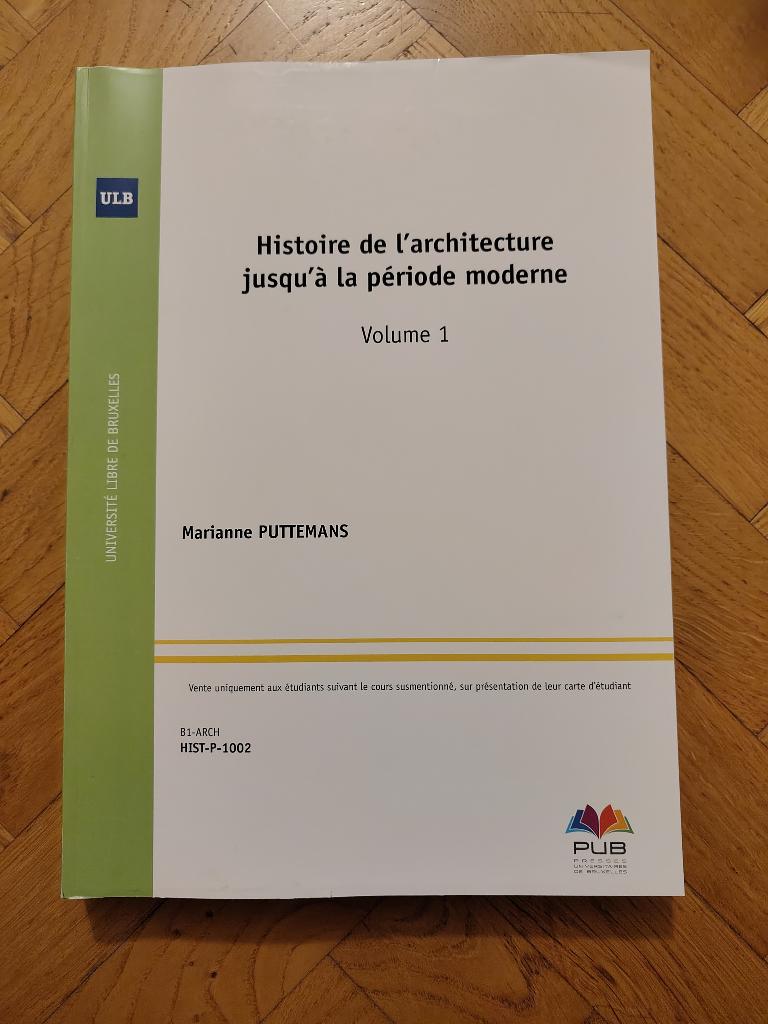 Histoire de l'architecture jusqu'à la période moderne, Livres, Enlèvement, Comme neuf, Architecture général