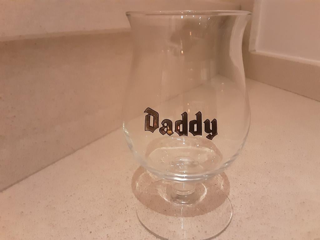 Verre duvel glass daddy édition 2008 fête des pères, Verzamelen, Ophalen, Zo goed als nieuw, Pul(len), Duvel