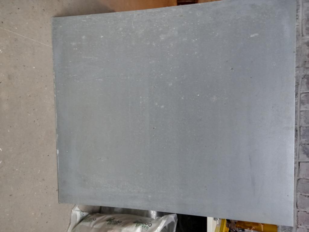 Plaat vlak 86cm x100 cm ijzer verzinkt, Ophalen, Nieuw, IJzer