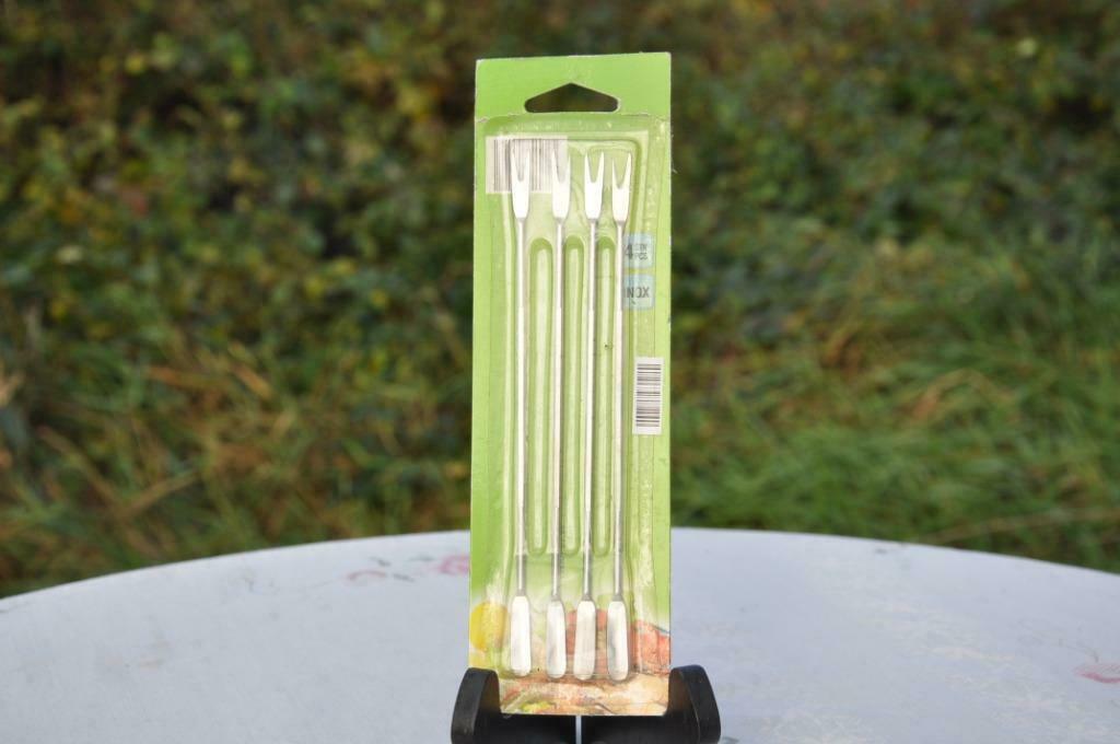§  4 curettes pour homard en inox neuve, Enlèvement ou Envoi, Neuf, Inox ou Chrome