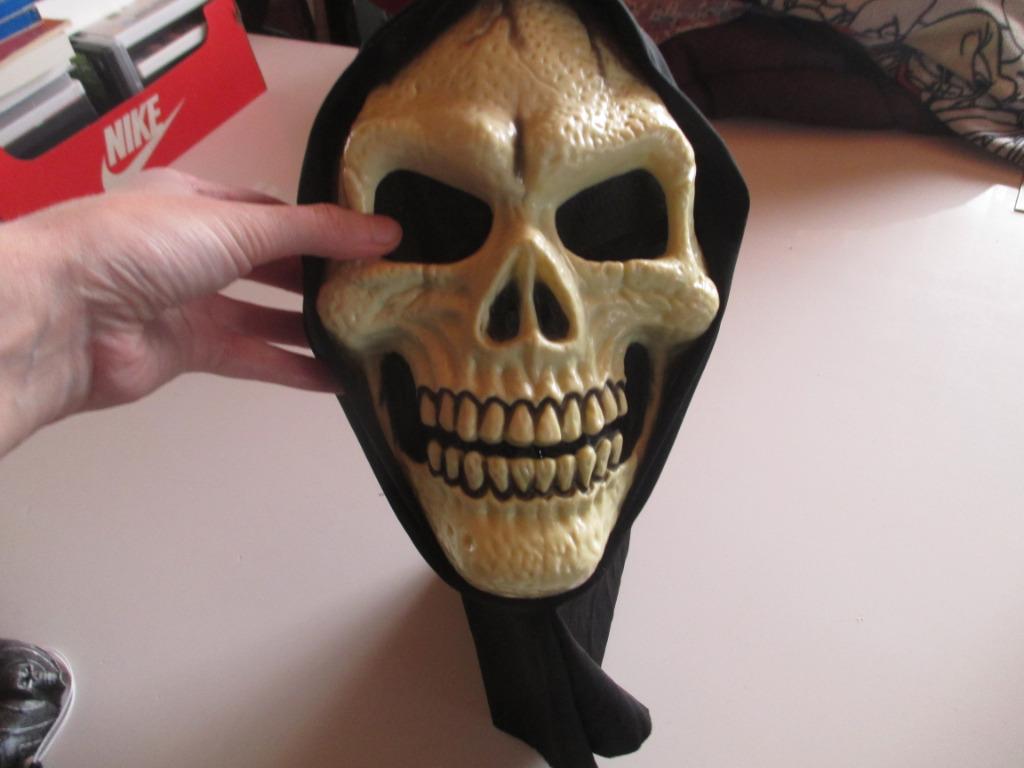 masker halloween scream achtig, Hobby en Vrije tijd, Feestartikelen, Gebruikt, Kostuum, Ophalen of Verzenden
