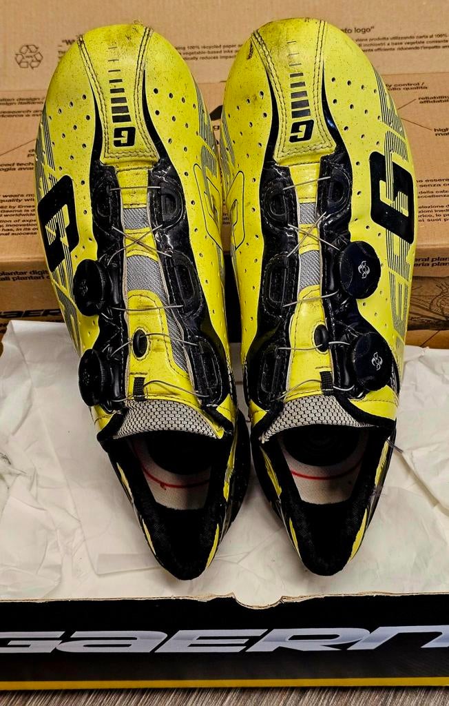 Chaussures Gaerne chrono carbone 42.5, Vélos & Vélomoteurs, Enlèvement ou Envoi