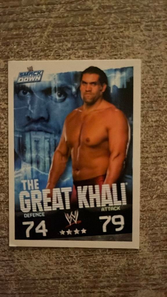 Carte du Grand Khali SLAM ATTAX 2008, Collections, Enlèvement ou Envoi, Comme neuf