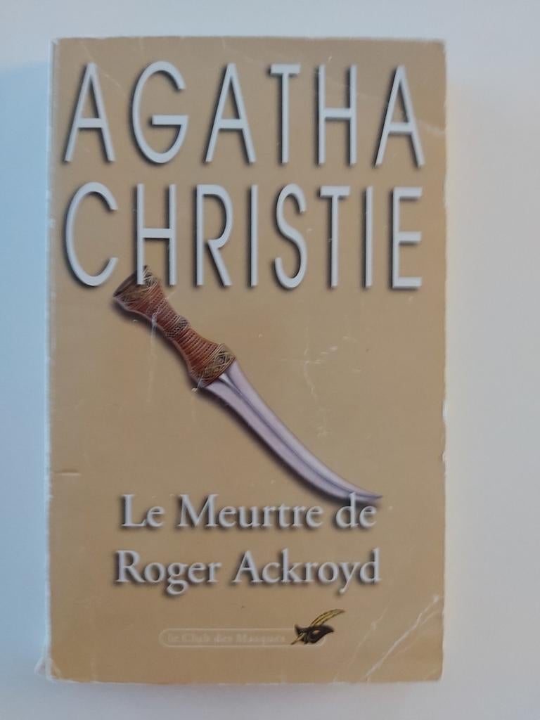 Le meurtre de Roger Ackroyd, Livres, Enlèvement ou Envoi, Comme neuf, Agatha Christie