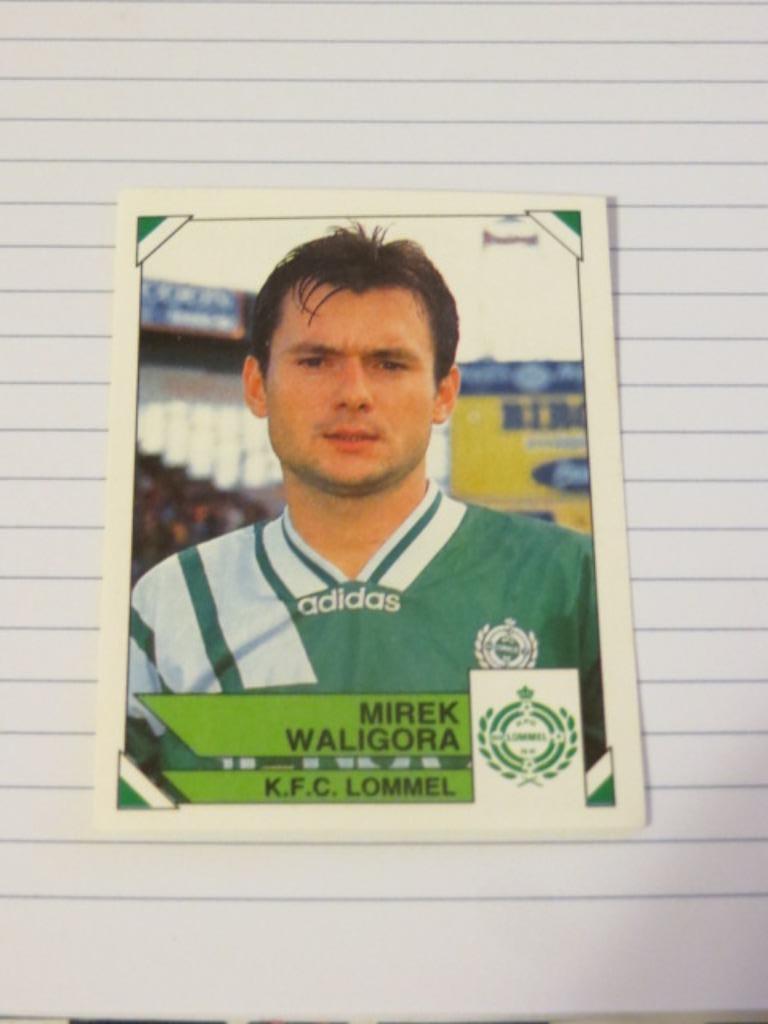 Voetbal: Sticker football 95 : Mirek Waligora - Lommel, Ophalen of Verzenden, Nieuw, Sticker