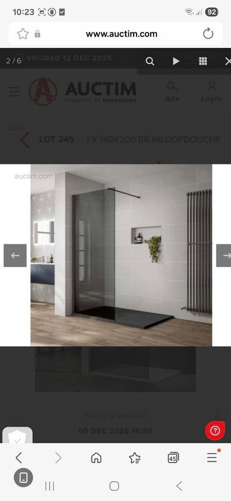 Douche à l'italienne + vasque, Enlèvement, Comme neuf