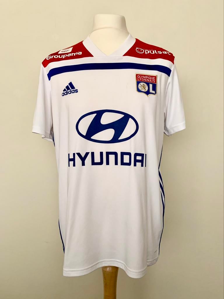 Olympique Lyonnais 2018-2019 home Marcelo match worn OL, Sports & Fitness, Taille L, Enlèvement ou Envoi, Comme neuf, Maillot