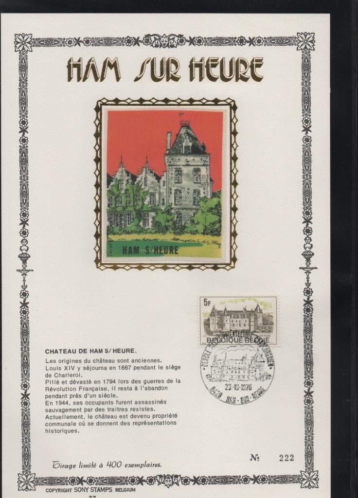 Ham sur Heure 1976, Postzegels en Munten, Verzenden