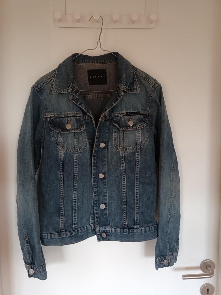 Sisley spijkerjas maat M, Maat 38/40 (M), Blauw, Sisley, Ophalen of Verzenden