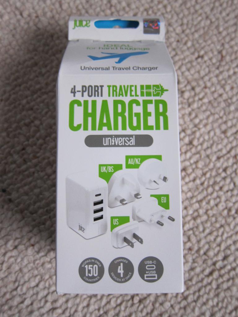 Reislader (adapter) met USB-A- en C-poorten, Ophalen of Verzenden, Nieuw
