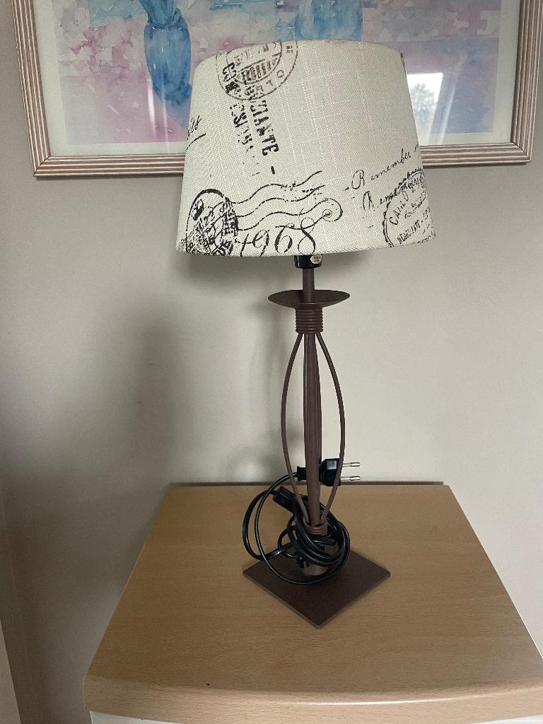 Jolie lampe à poser !, Enlèvement, Comme neuf, Rustique, Moins de 50 cm