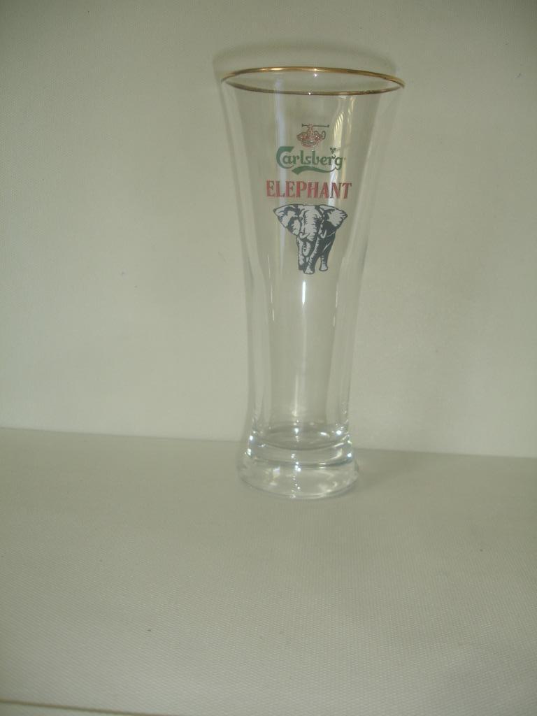Carlsberg Elephant, bierglas, Collections, Enlèvement ou Envoi, Comme neuf, Verre ou Verres, Autres marques
