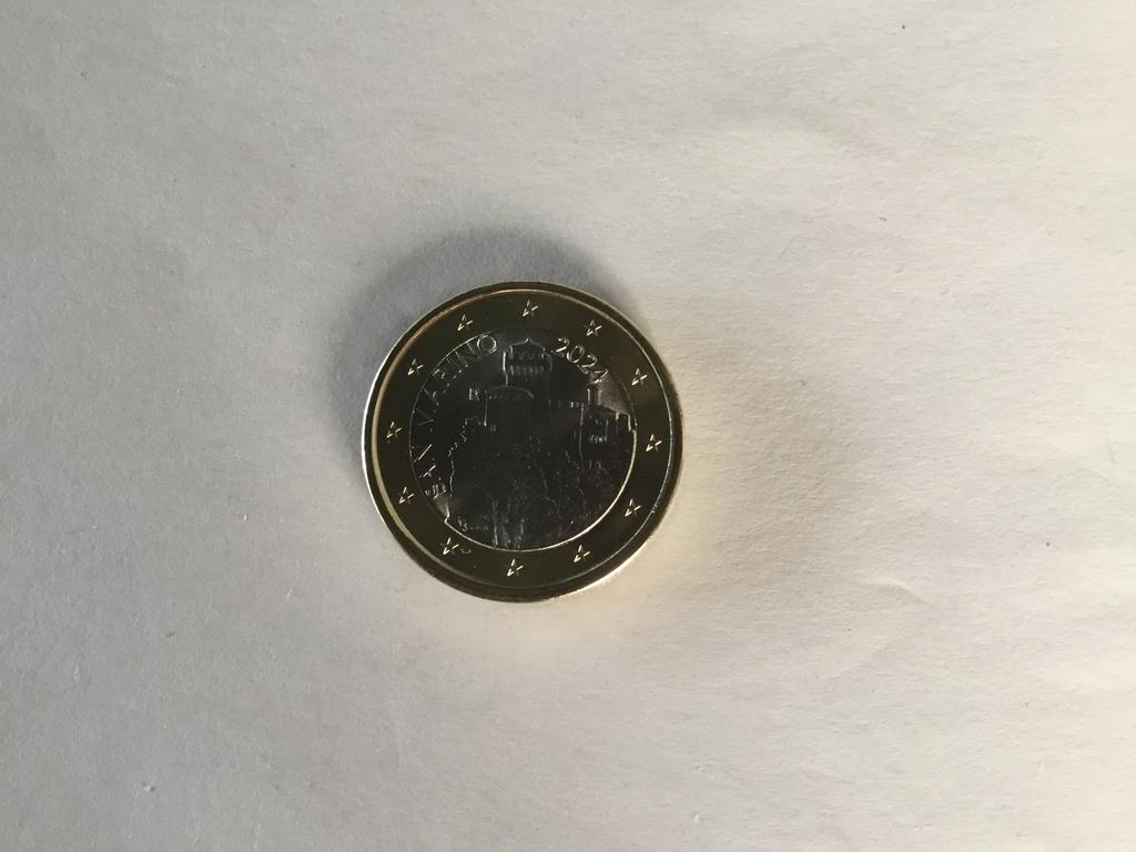 2024 San Marino reguliere 1 euromunt unc, Postzegels en Munten, Ophalen of Verzenden, San Marino, 1 euro, Losse munt