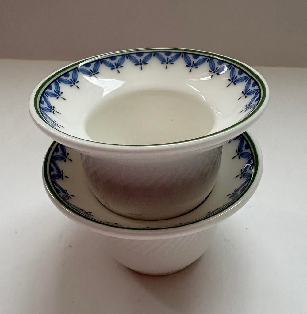 Villeroy & Boch Paire de coquetiers “Casa Look”, Collections, Porcelaine, Cristal & Couverts, Porcelaine, Enlèvement ou Envoi