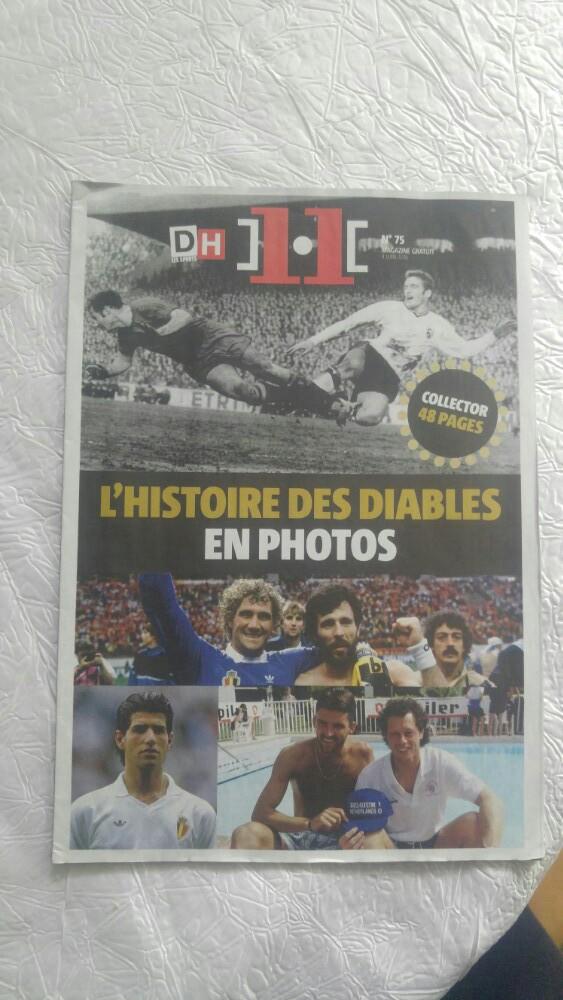 Revue journal sport football dh football 4 juin 2016, Enlèvement ou Envoi, Journal