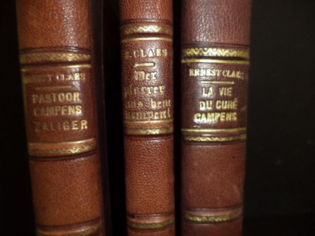 3x oude uitgave Pastoor Campens zaliger Ernest CLAES NL FR D, Boeken, Literatuur, Ophalen of Verzenden