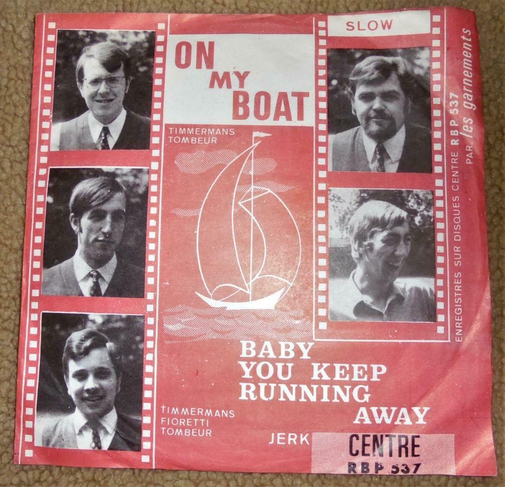 LES GARNEMENTS - ON MY BOAT/BABY YOU KEEP RUNNING AWAY - 7IN, Enlèvement ou Envoi, Utilisé, Autres formats, Pop rock