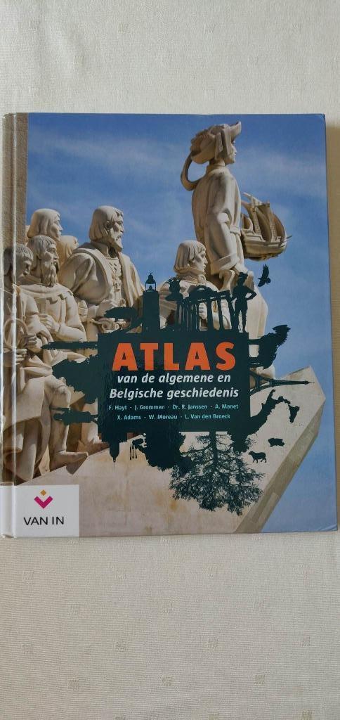 Atlas van de algemene en Belgische geschiedenis, Boeken, Ophalen, Overige atlassen, Zo goed als nieuw, Van In