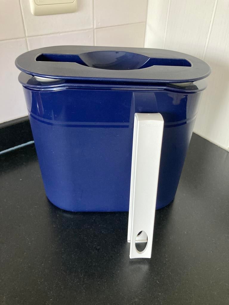 Tupperware dubbelwandige ijsemmer met wite tang ., Huis en Inrichting, Ophalen, Zo goed als nieuw
